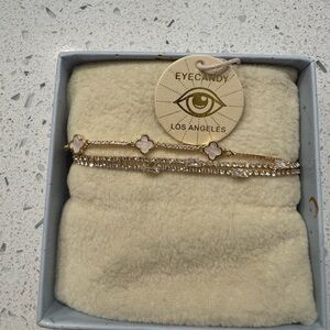 NWT Gold and White Bracelet